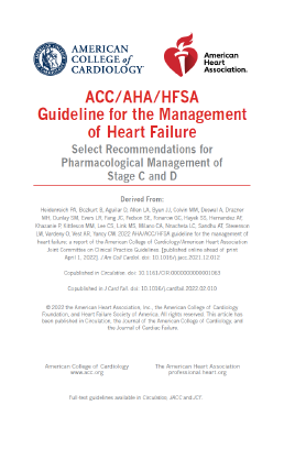 2022 AHA/ACC/HFSA HF Guideline Pocket Guide 